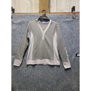Tri-Color Gary Hoodie w/hood and long sleeves Pull over‎ Size Medium